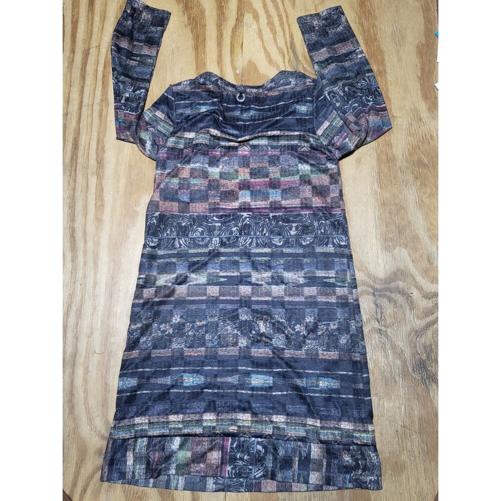 SOGGO Paris Dress Women Small Longsleeve SPANDEX Pullover @M8